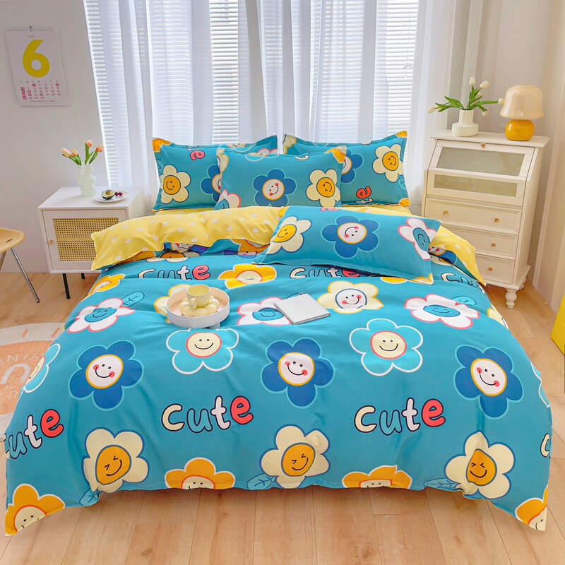 Printed Bed Sheet Set - Sun Flower