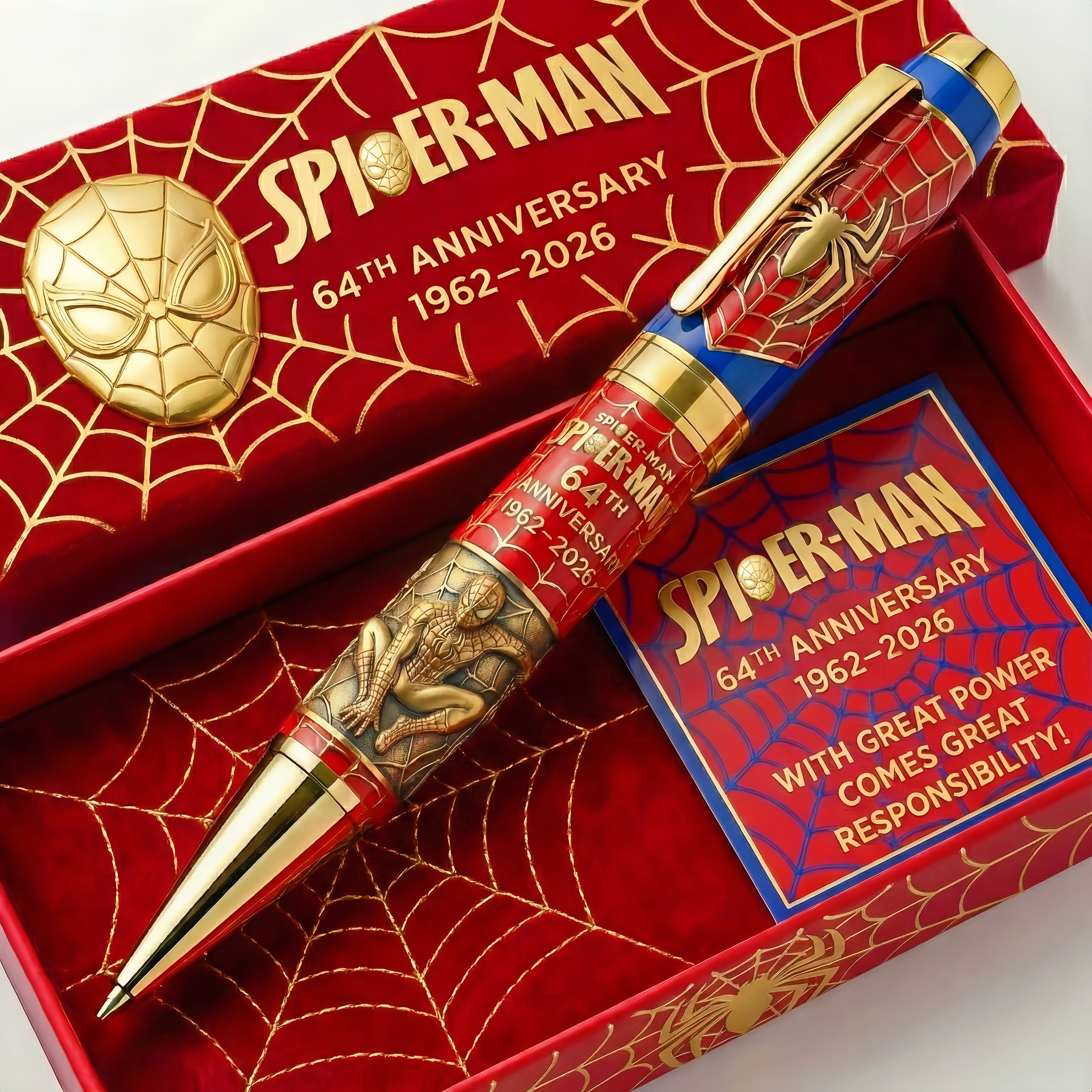 Spider-Man 64th Anniversary Commemorative Pen