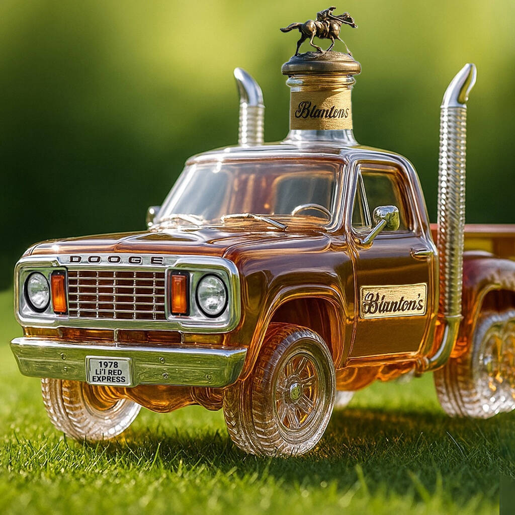 The1978 Dodge Li’l Red Express Collector's Edition Whisky Bottle