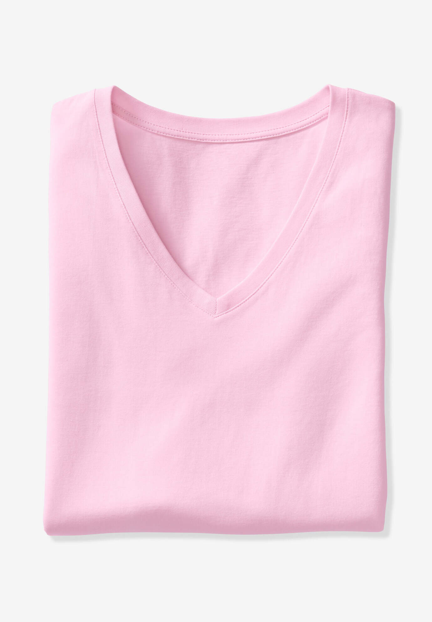 Perfect Short-Sleeve V-Neck Tee