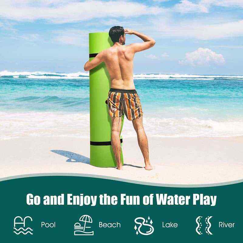 12' x 6' 3 Layer Tear-Resistant XPE Foam Floating Water Pad