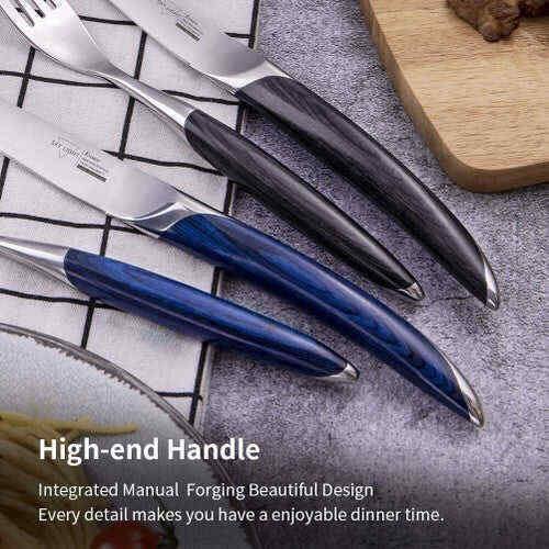 Flatware set, 4 Pieces Steak Knives & Forks