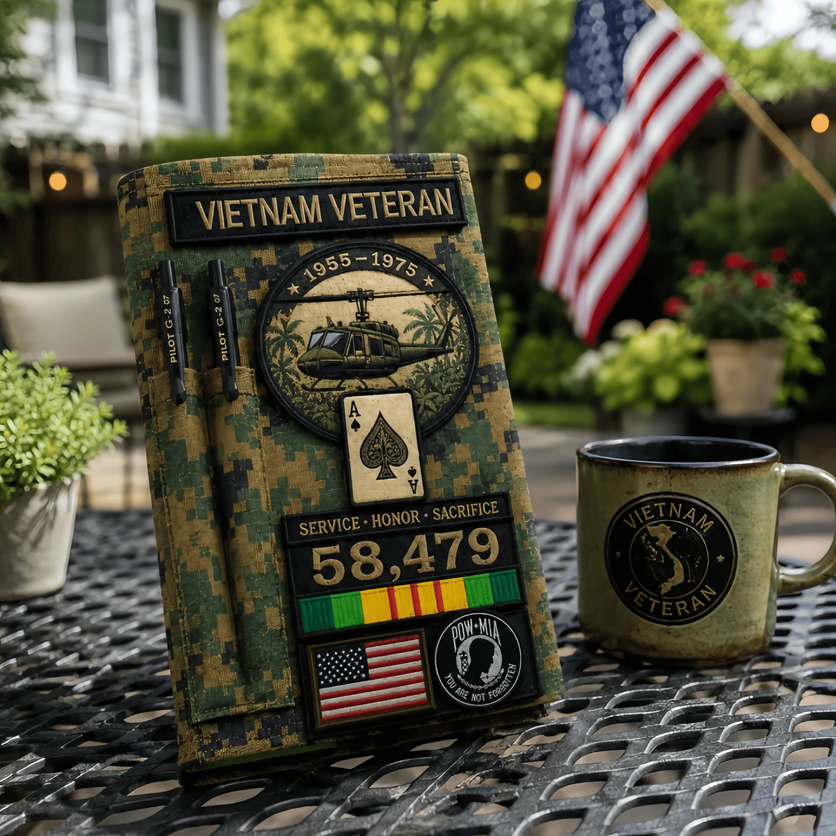 Vietnam Veteran Tactical Journal Notebook