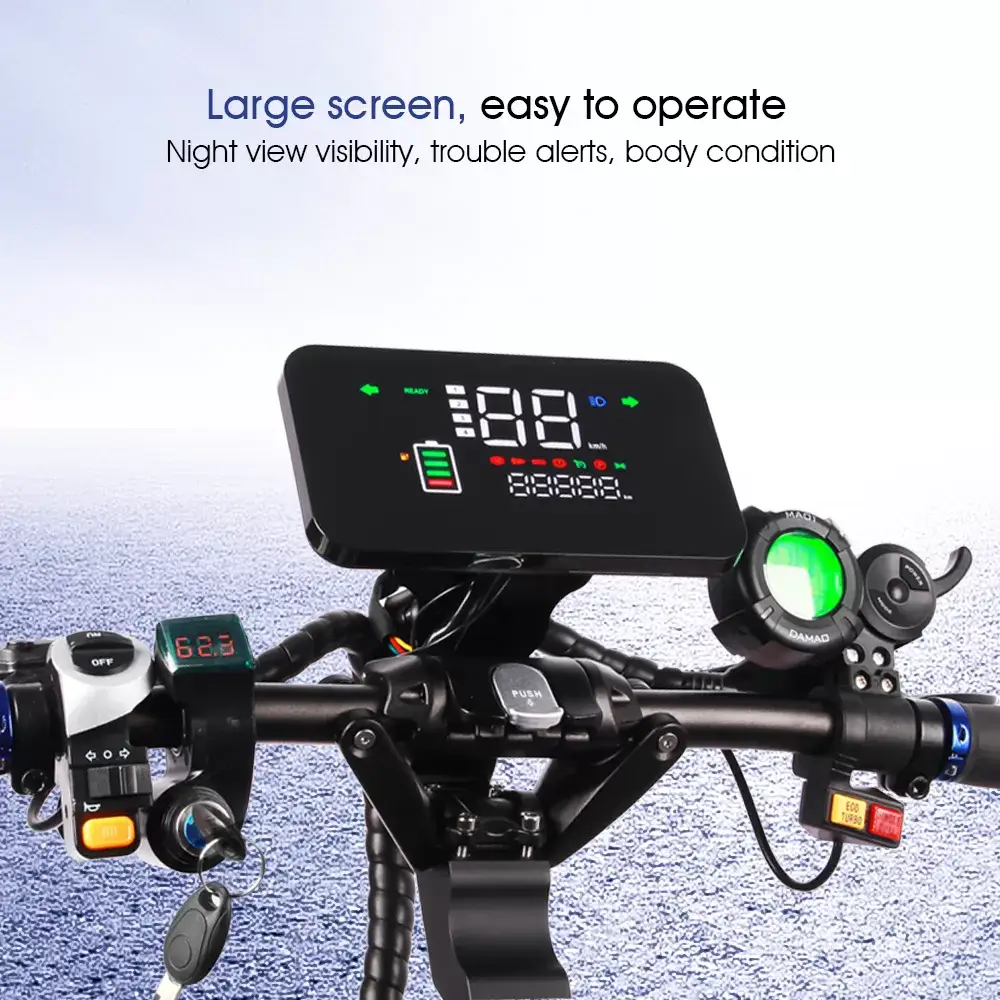 (🔥Limited Time Sale) Upgraded SK2 72V 8000W 13inch fat wheel best electric Scooter E scooters