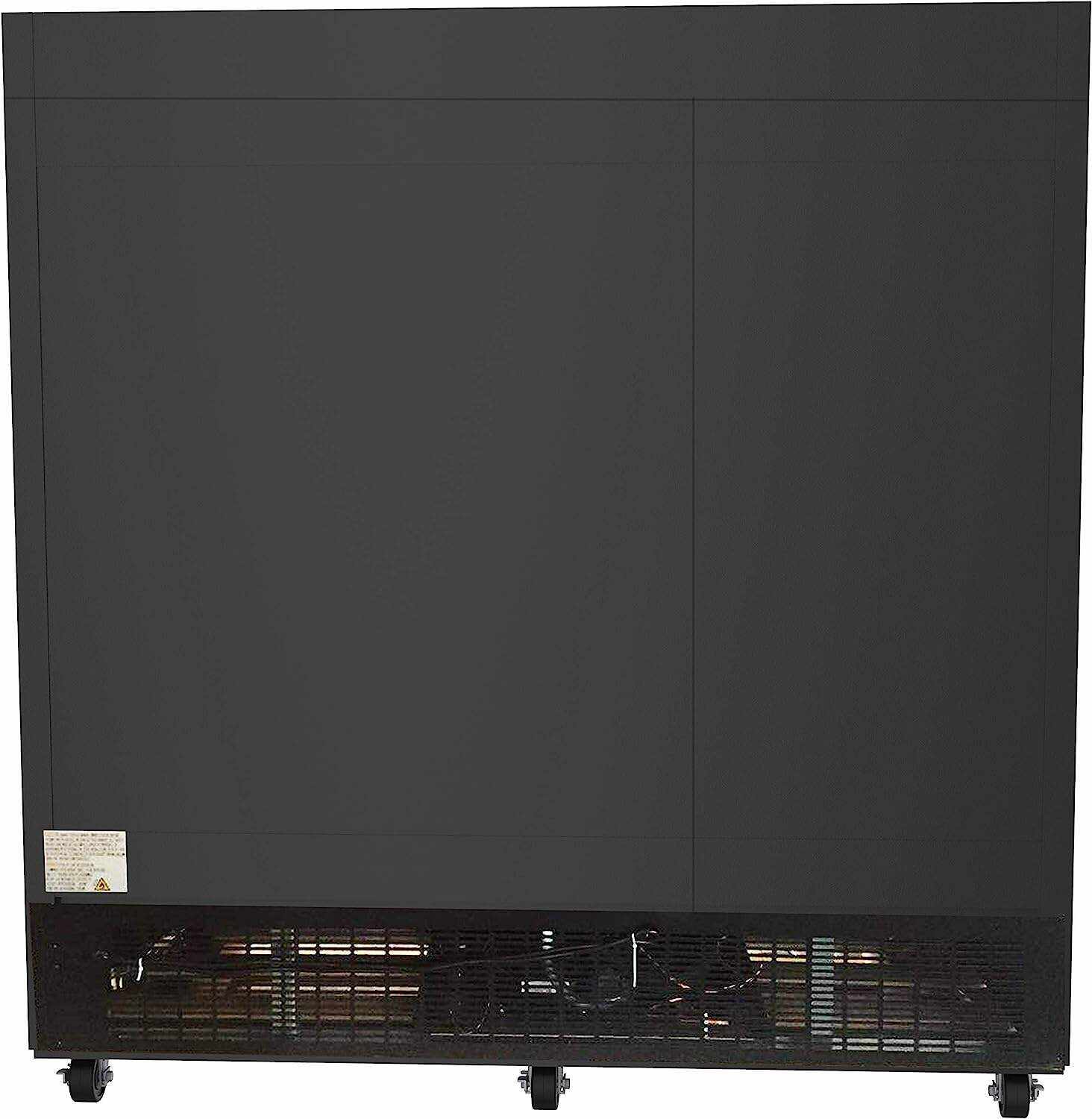 KoolMore Commercial One Glass Door Display Upright Beverage Refrigerator Cooler Merchandiser - 12 Cu. Ft [Black] (MDR-1GD-12C)