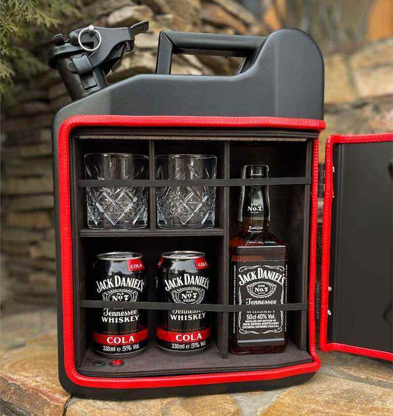 10 L Jerry Can Mini Bar, Original Gift For a Man, Custom Fuel Bar, Personalized Mini Bar For Home, Interior Decor, Gift For Him, Travel Bar