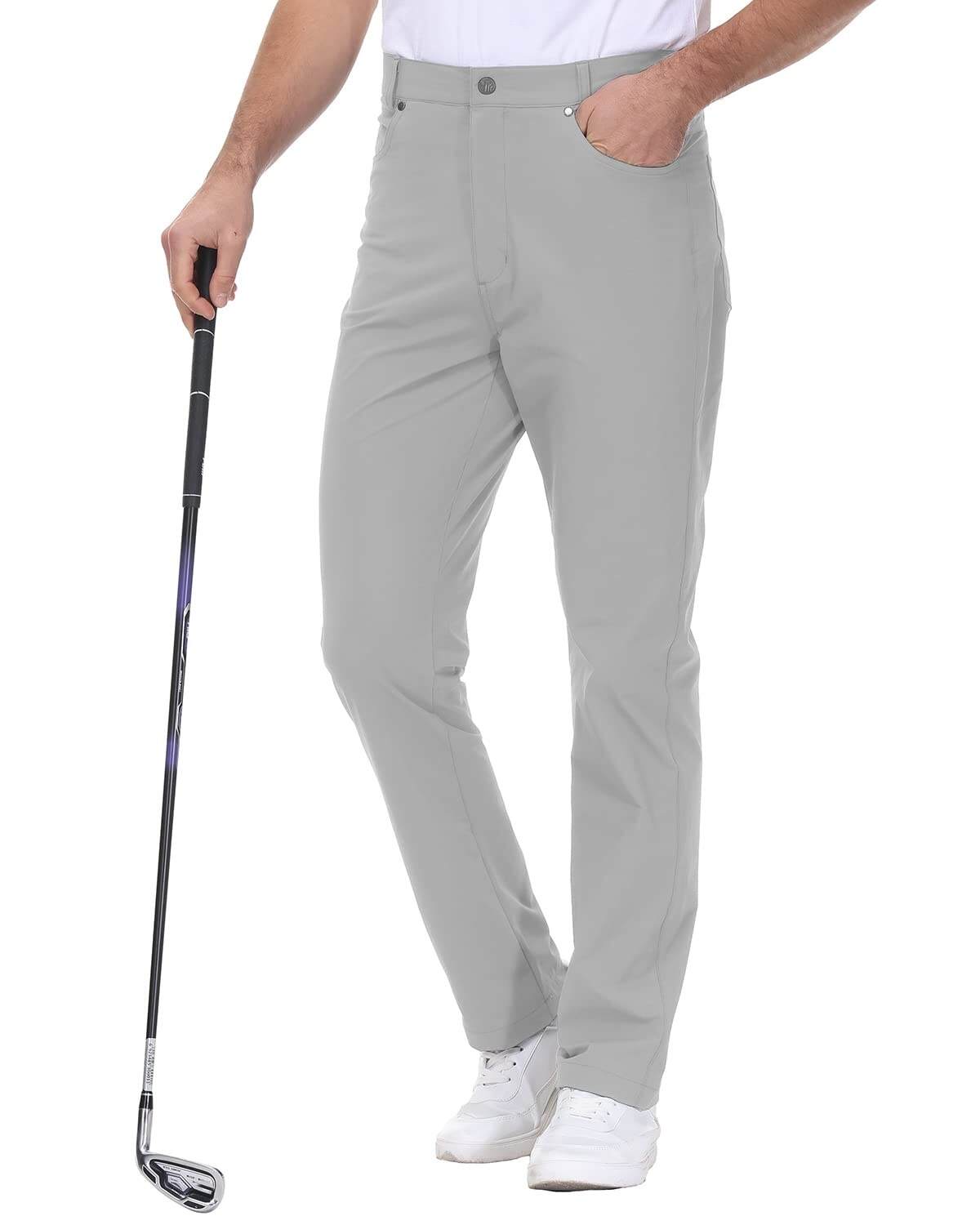 🔥Spring Sale🔥Men's Stretch Golf Pants Lightweight Quick Dry Work Casual Dress Pants 6 Pack