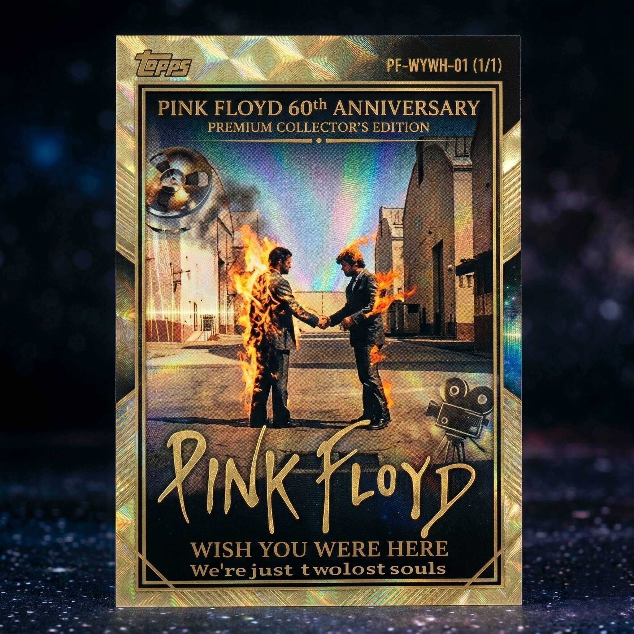🎸 Pink Floyd 60th Anniversary Topps Limited Collectible Cards!✨