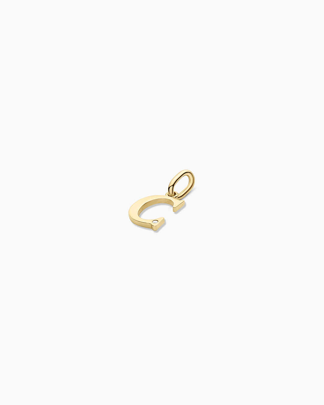 Diamond Vintage Alphabet Charm