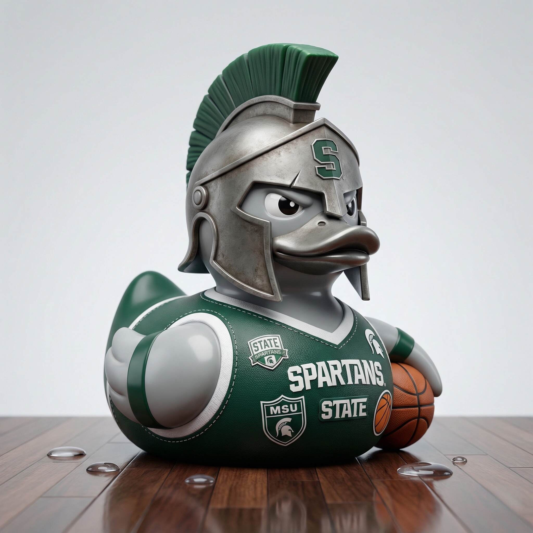 Michigan State Spartans Warrior Duck