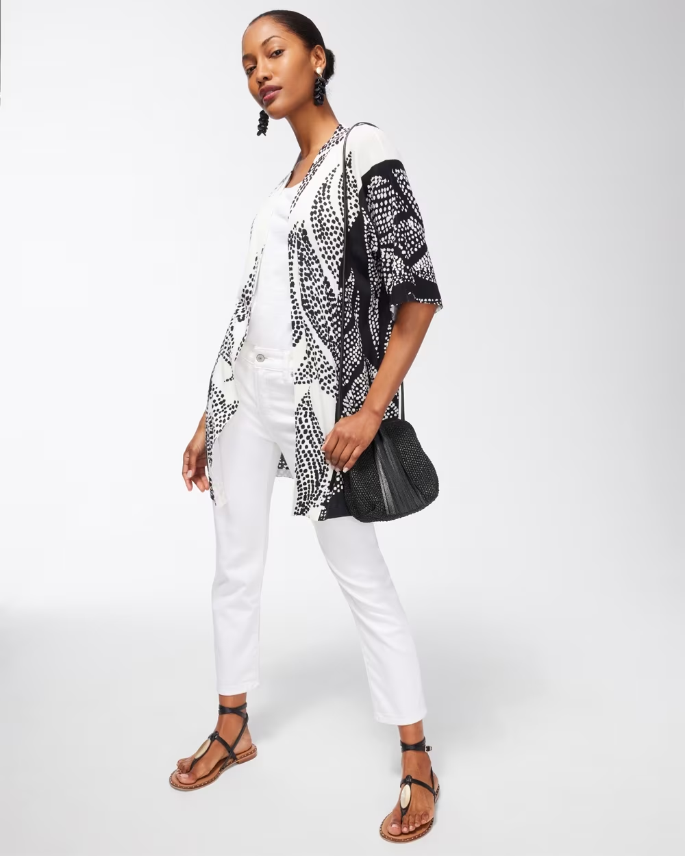 Summer Romance Foliage Midi Cardigan