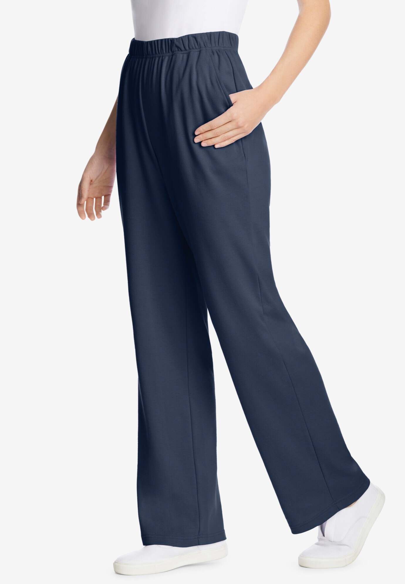 7-Day Knit Wide-Leg Pant