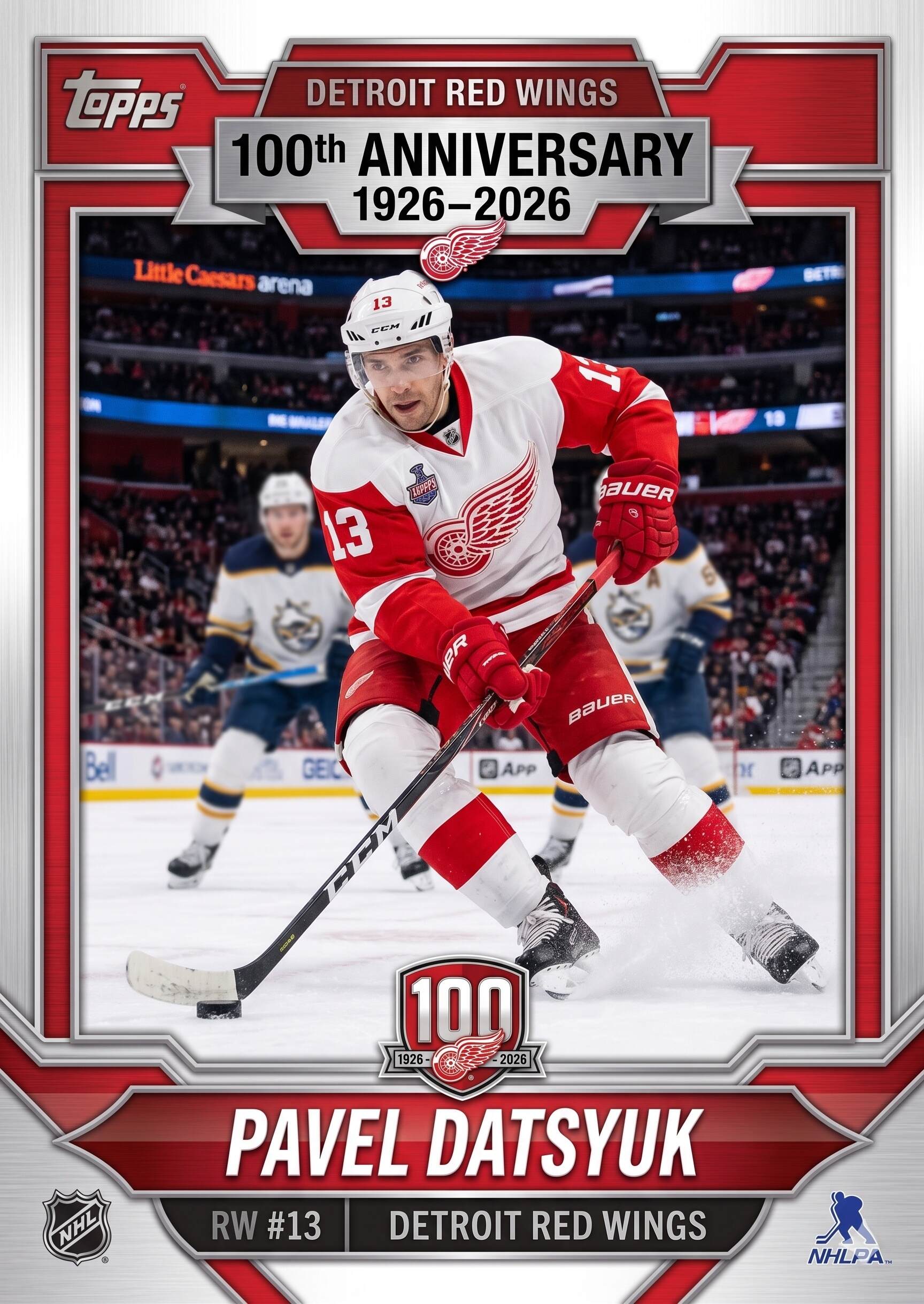 Detroit Red Wings 100th Anniversary 2026 Legacy Collection Hobby Box