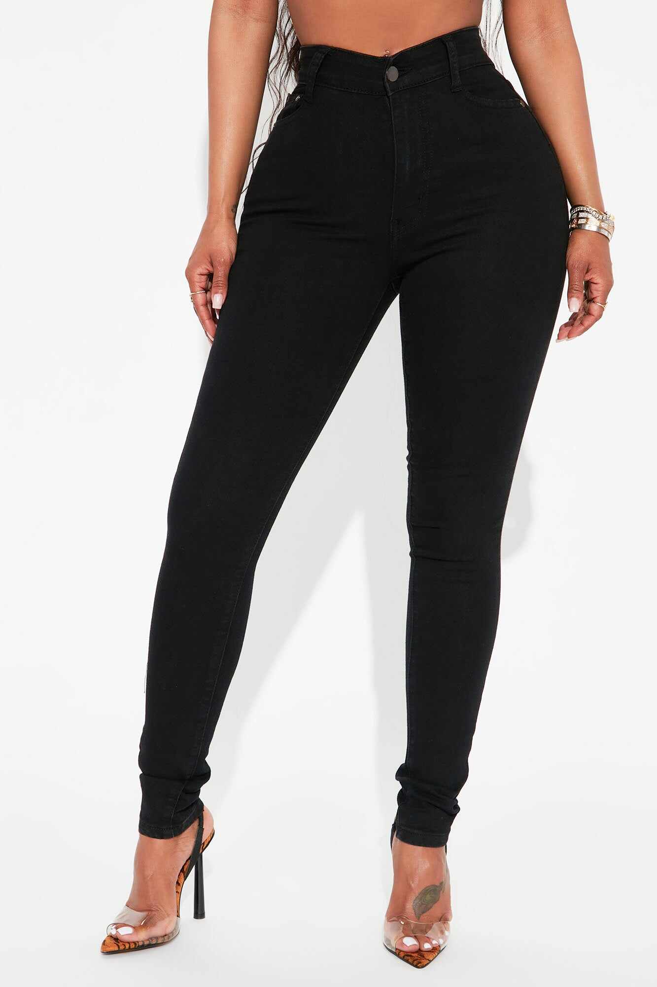 Coraline High Rise Jeans - Black