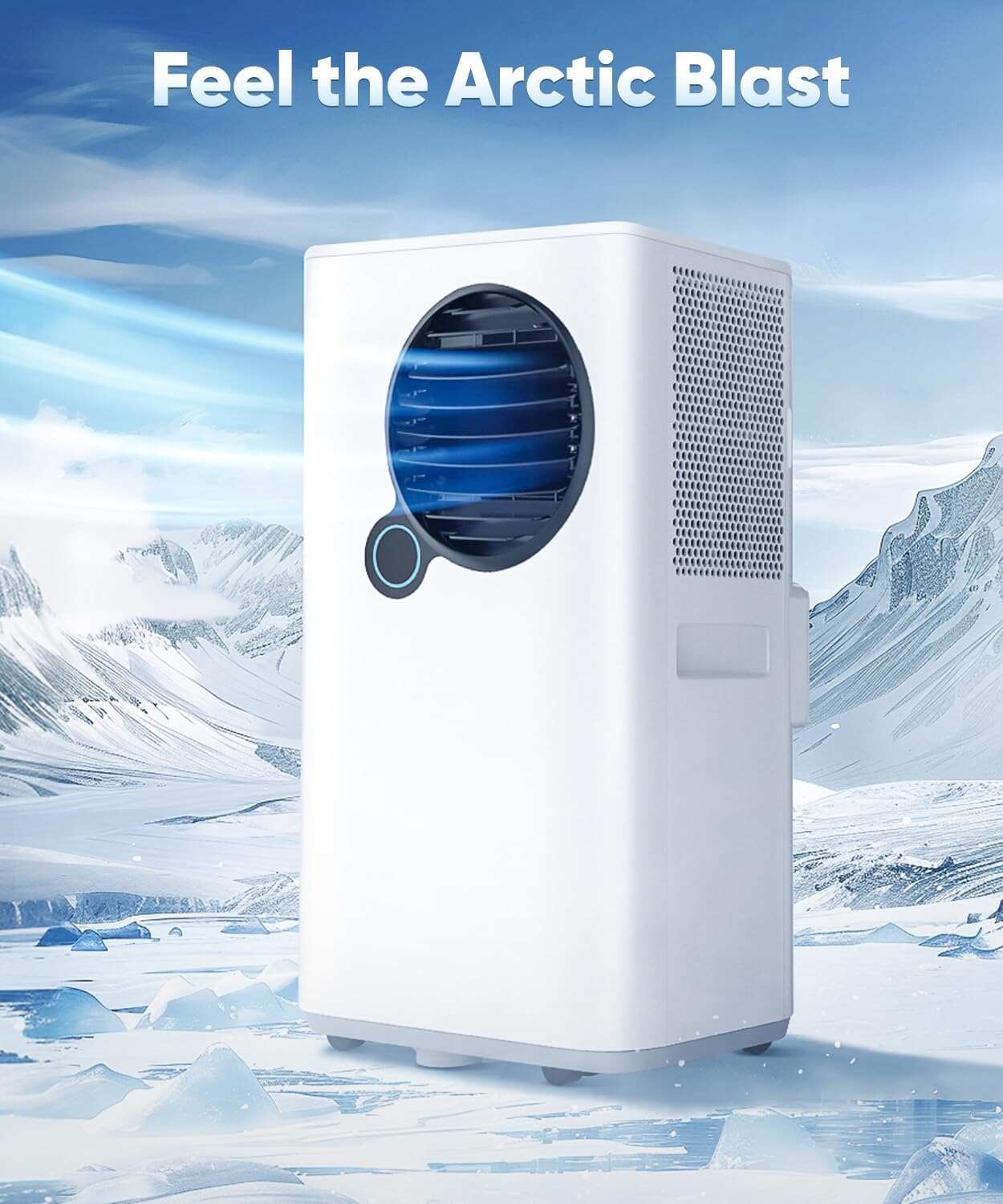 Portable Air Conditioners, 16000 BTUs 5 in 1 Portable AC Unit for Room with Wifi App Control Cooling & Dehumidifier/Fan/Heat/Auto Swing/Sleep/24H Timer Remote Window Kit Included