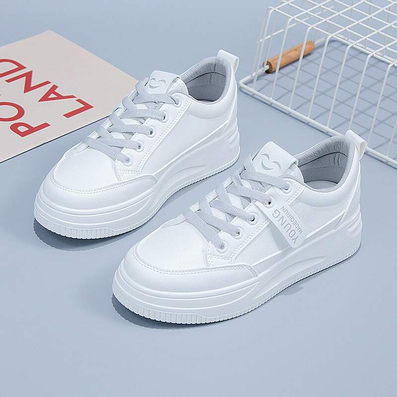 White Sneaker Women's Spring New Style Women's Shoes Summer School-Appropriate Flat Bottom Spring Summer Best-selling Sport Korean-style Sneakers