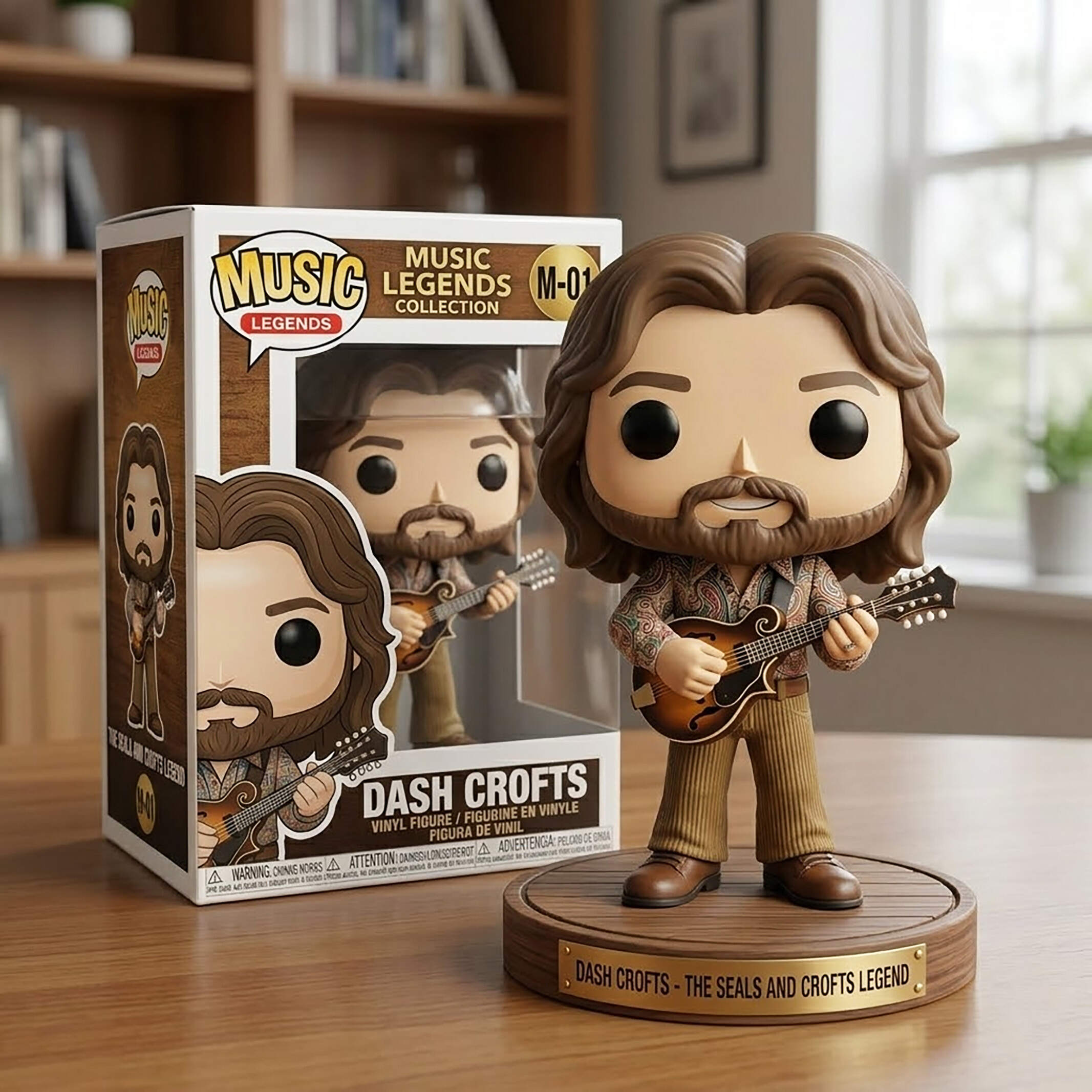 🎸Dash Crofts The Seals and Crofts Legend Pop! Figure