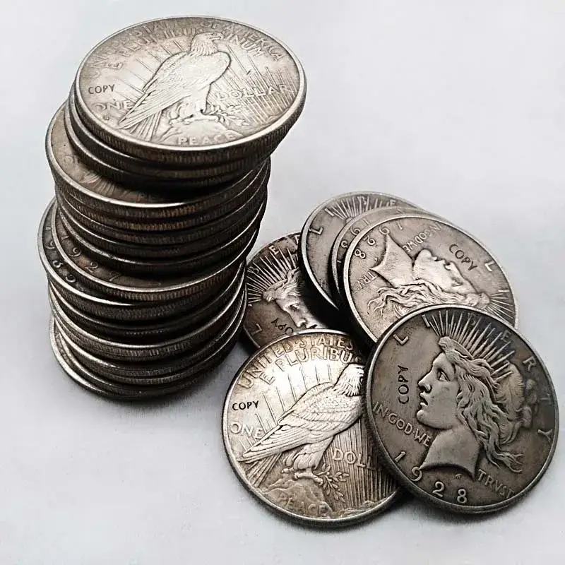 The Complete Collection of 1921~1935 Peace Silver Dollar 24 Coin Set