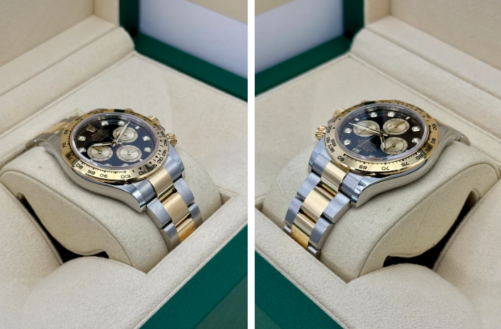NEW 2025 Rolex Daytona 40mm 126503 Two-Tone Black Diamond Dial