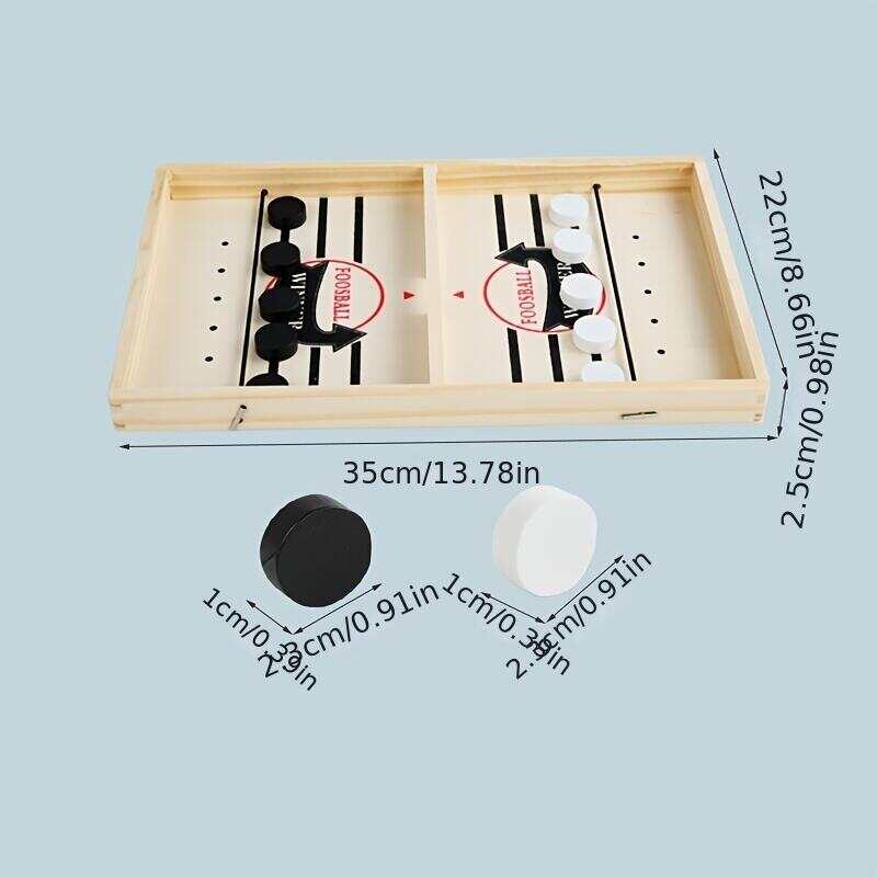 Slingshot Board Games For Adult And Kids Super Winner Sling Puck Foosball Board Game Slingshot Table Hockey Party Game Bouncing Chess Hockey Game Christmas, Halloween, Thanksgiving gift