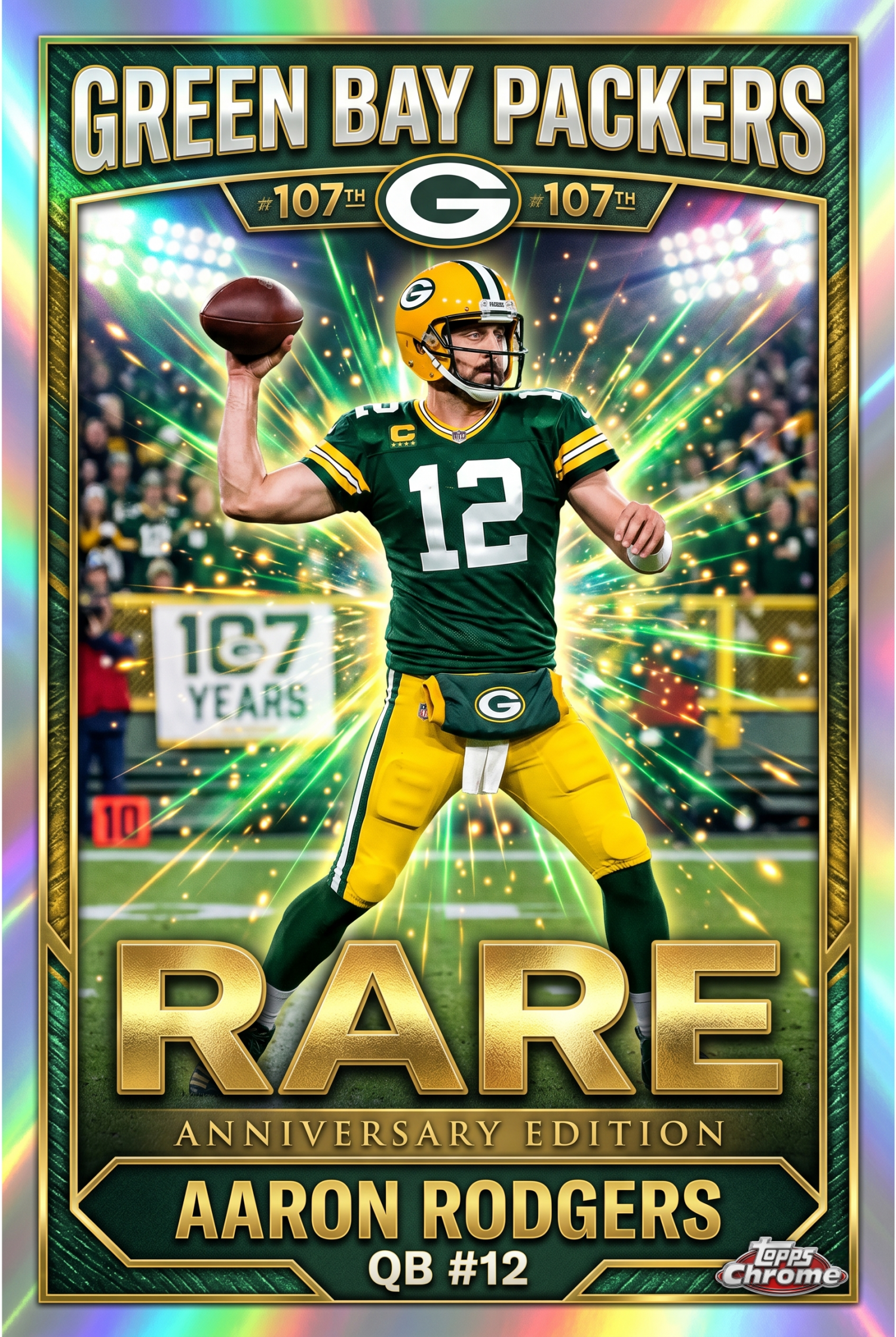 Green Bay Packers 107th Anniversary Hobby Box