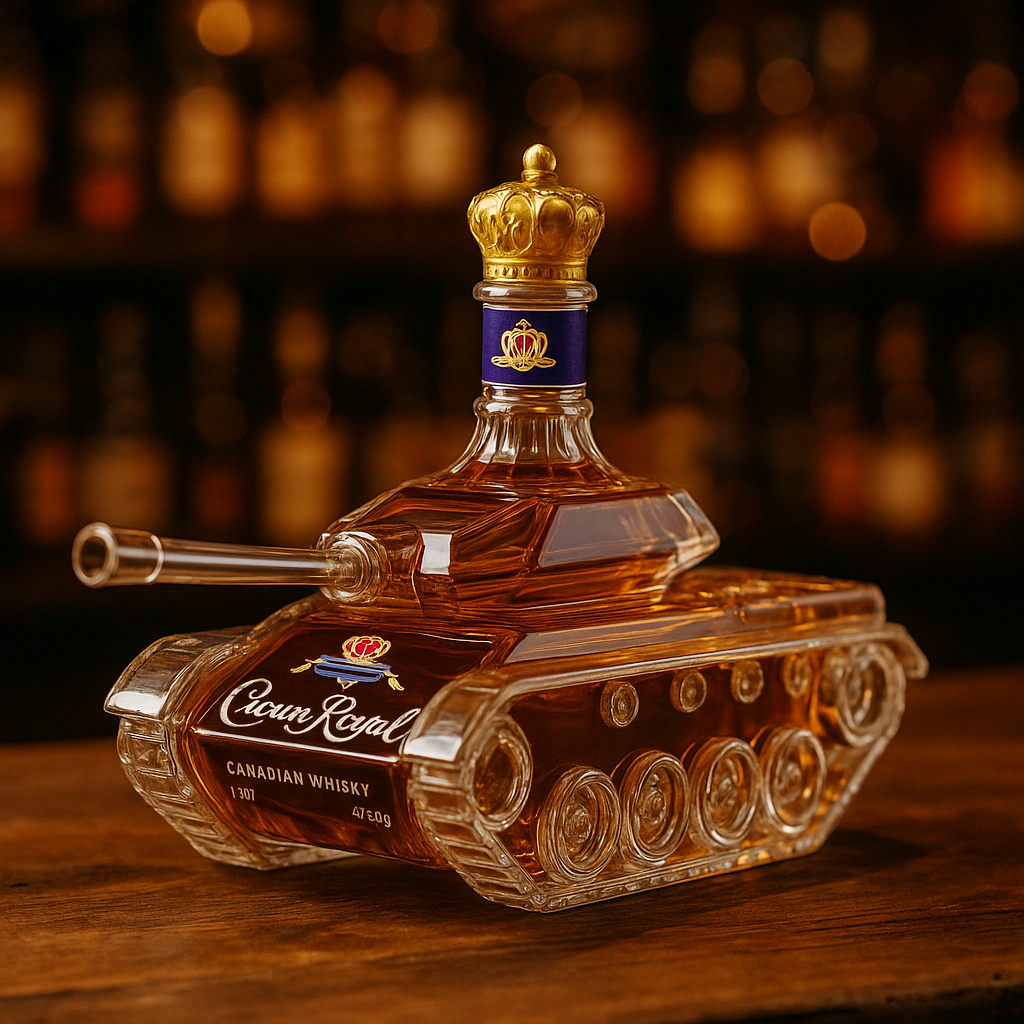 TANK Whiskey Bottle