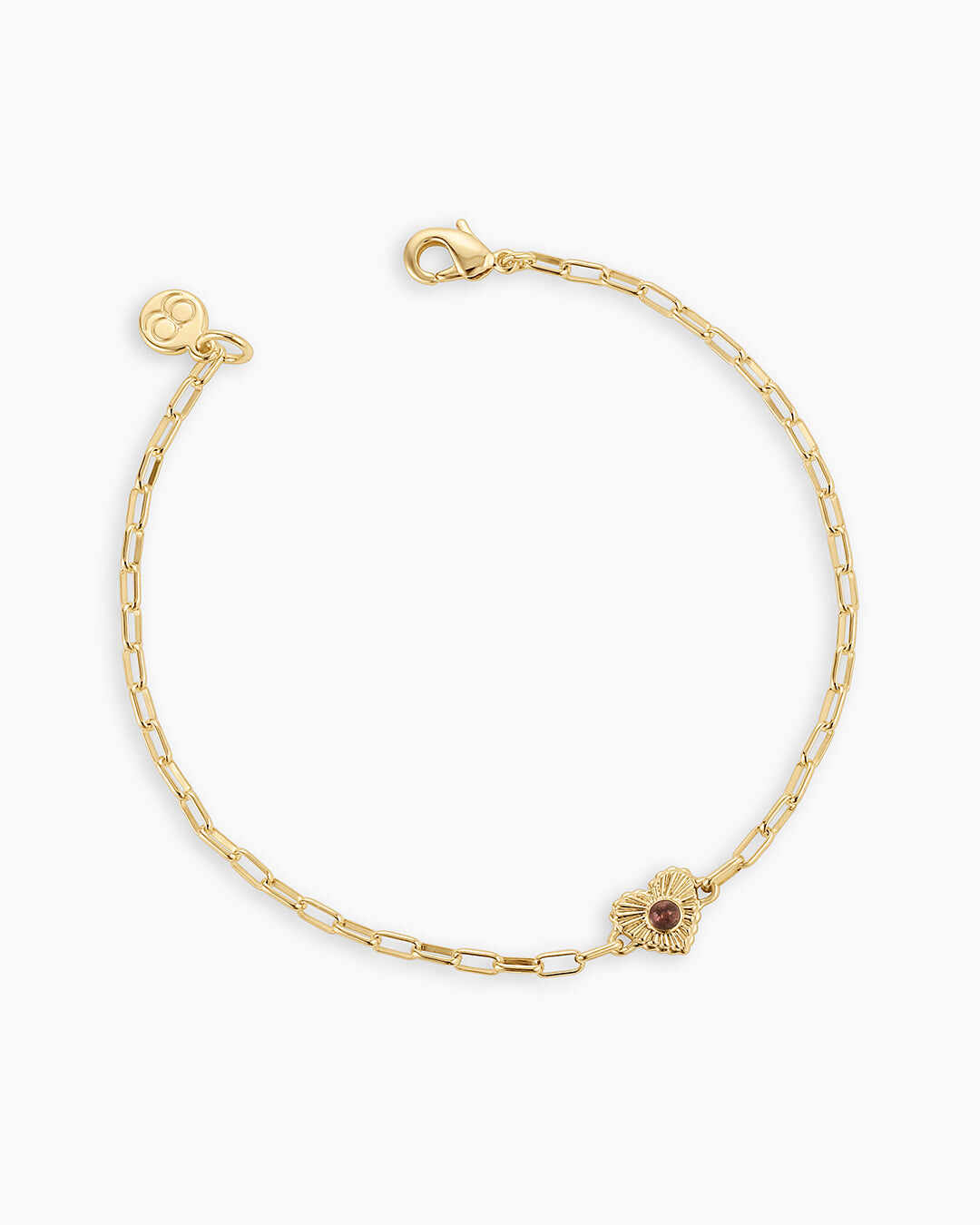 Birthstone Heart Bracelet