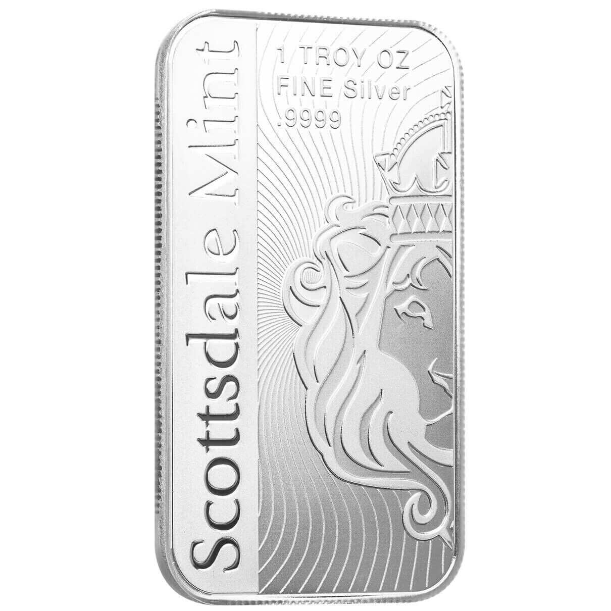 Last Day Only $13.98 - Vortex Bar 1 oz .9999 FINE SILVER BAR - Scottsdale Mint Silver