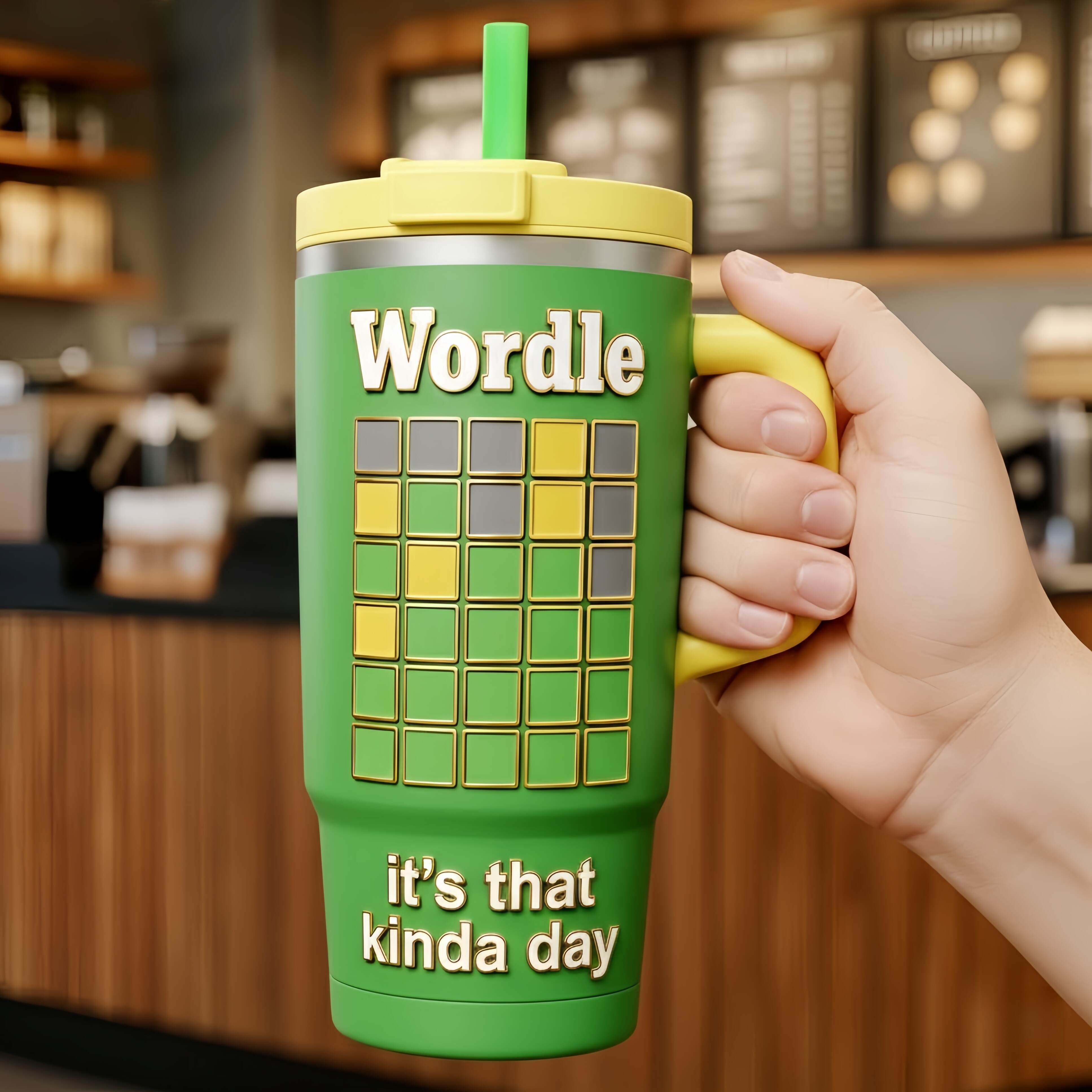 Funny Wordle Yeti Tumbler
