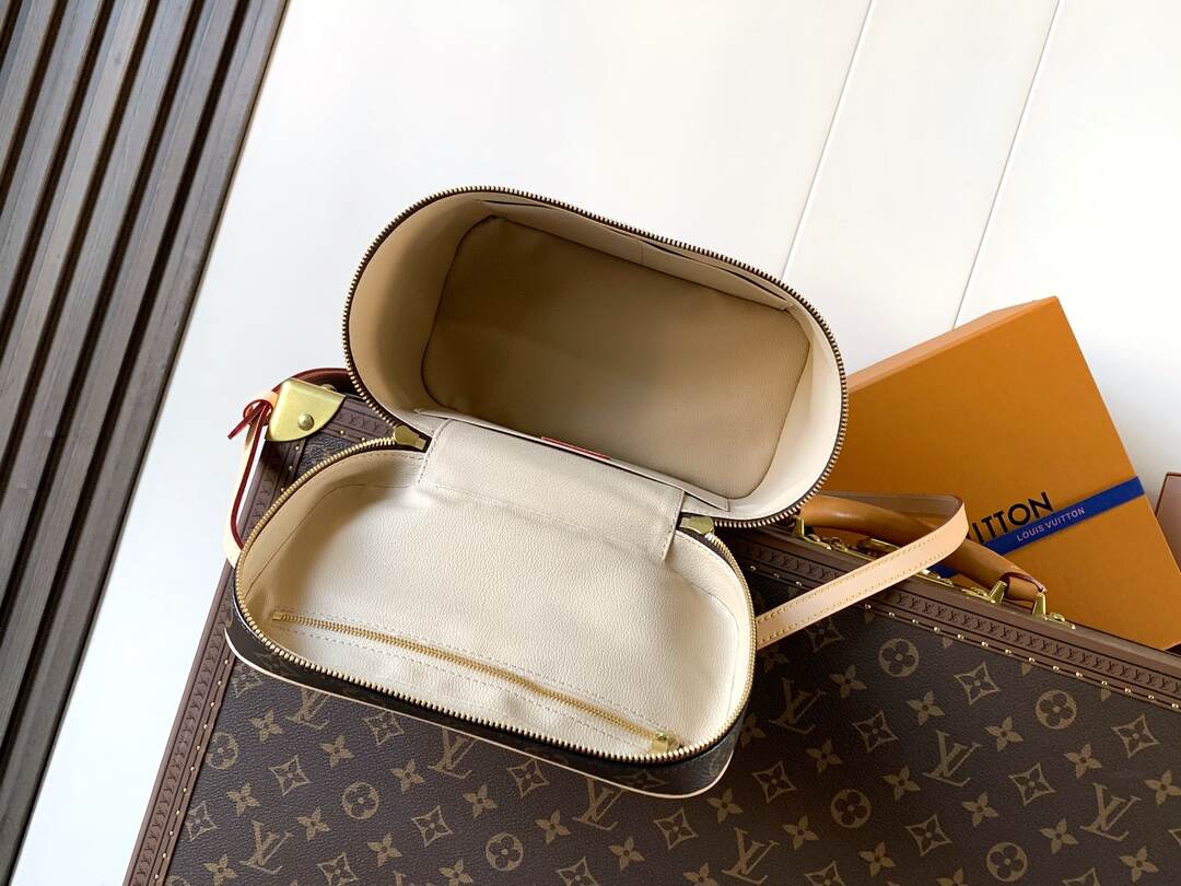 LOUIS VUITION NICE makeup bag with chips