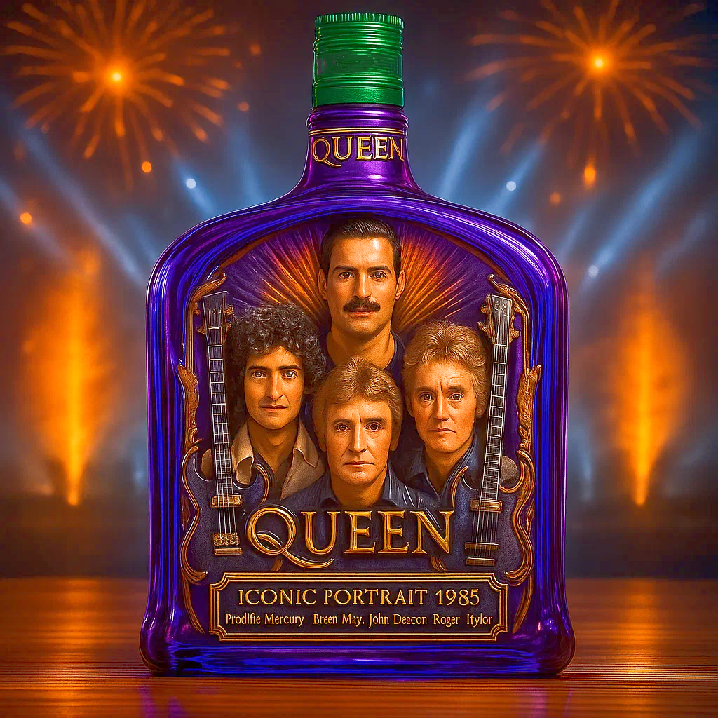 Queen  Whiskey Bottle
