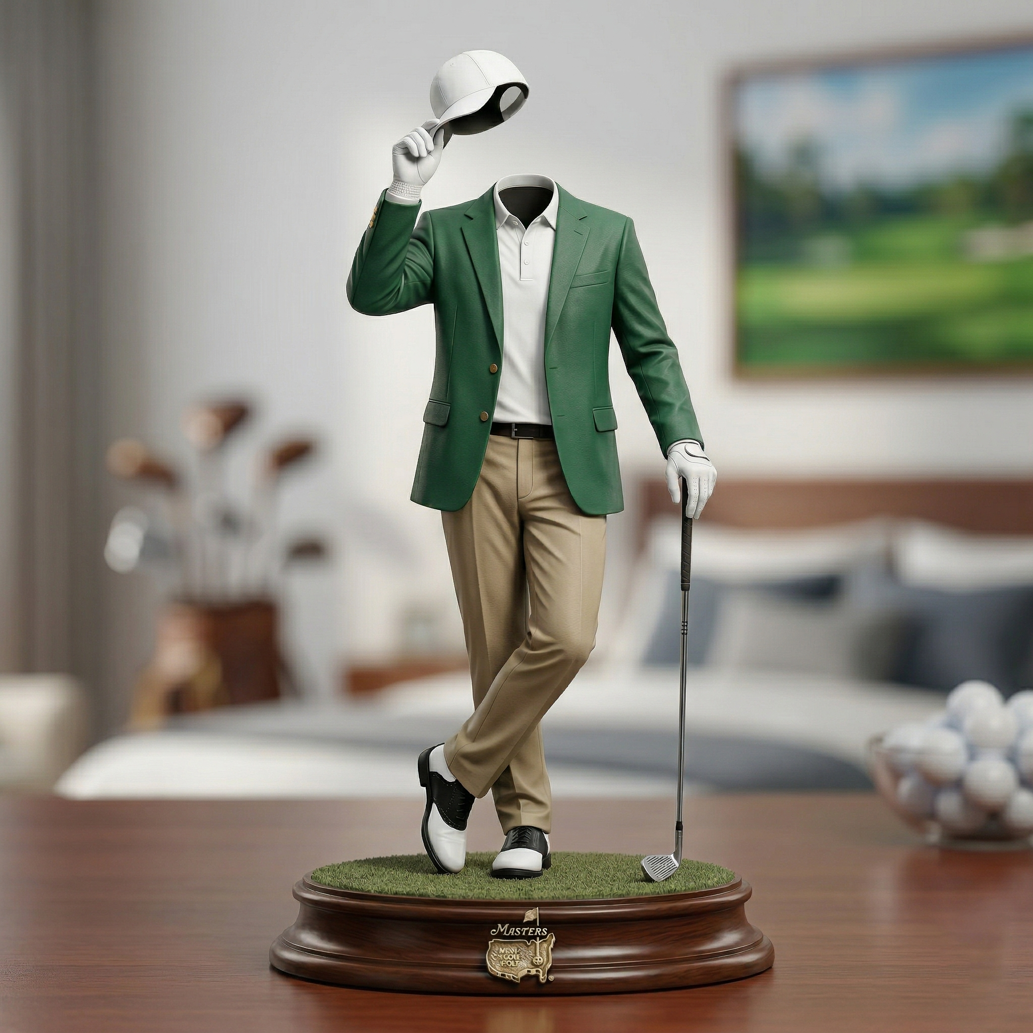 🏆 The Masters: Green Jacket Salute – Legacy Champion Figurine ⛳