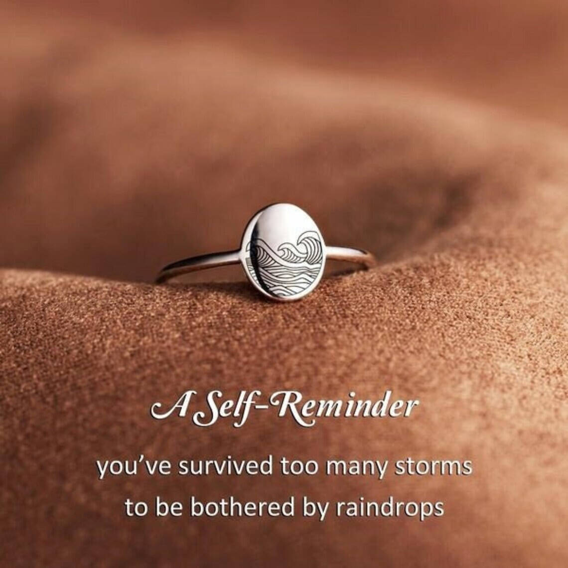 Minimalist Wave Ring