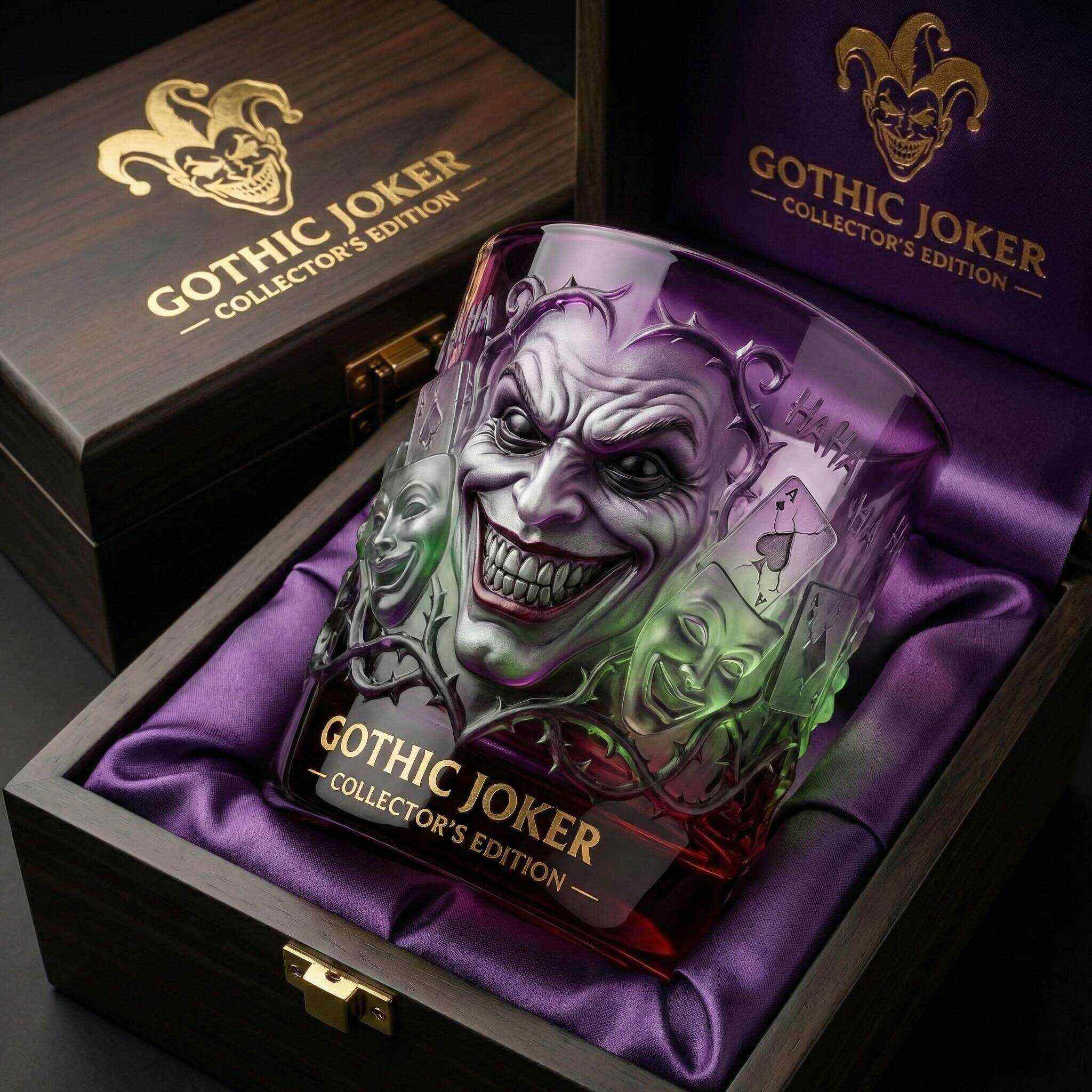 Joker & Harley Premium Whiskey Glass Set