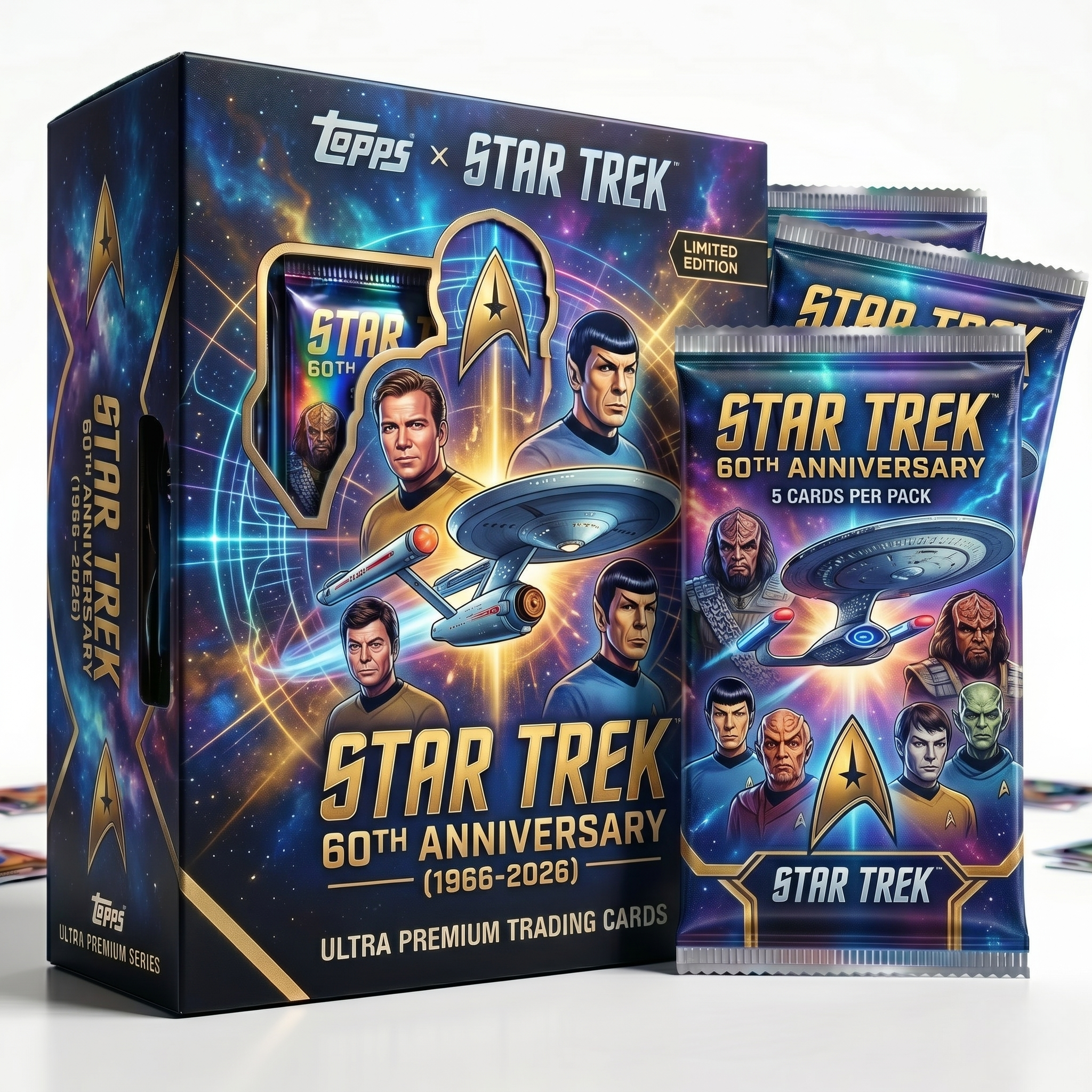 Star Trek 60th Anniversary Premium Trading Card Set