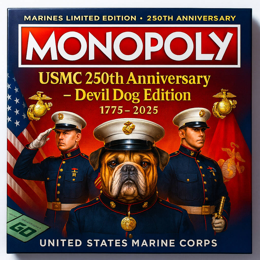 MONOPOLY: USMC 250th Anniversary Devil Dog Edition
