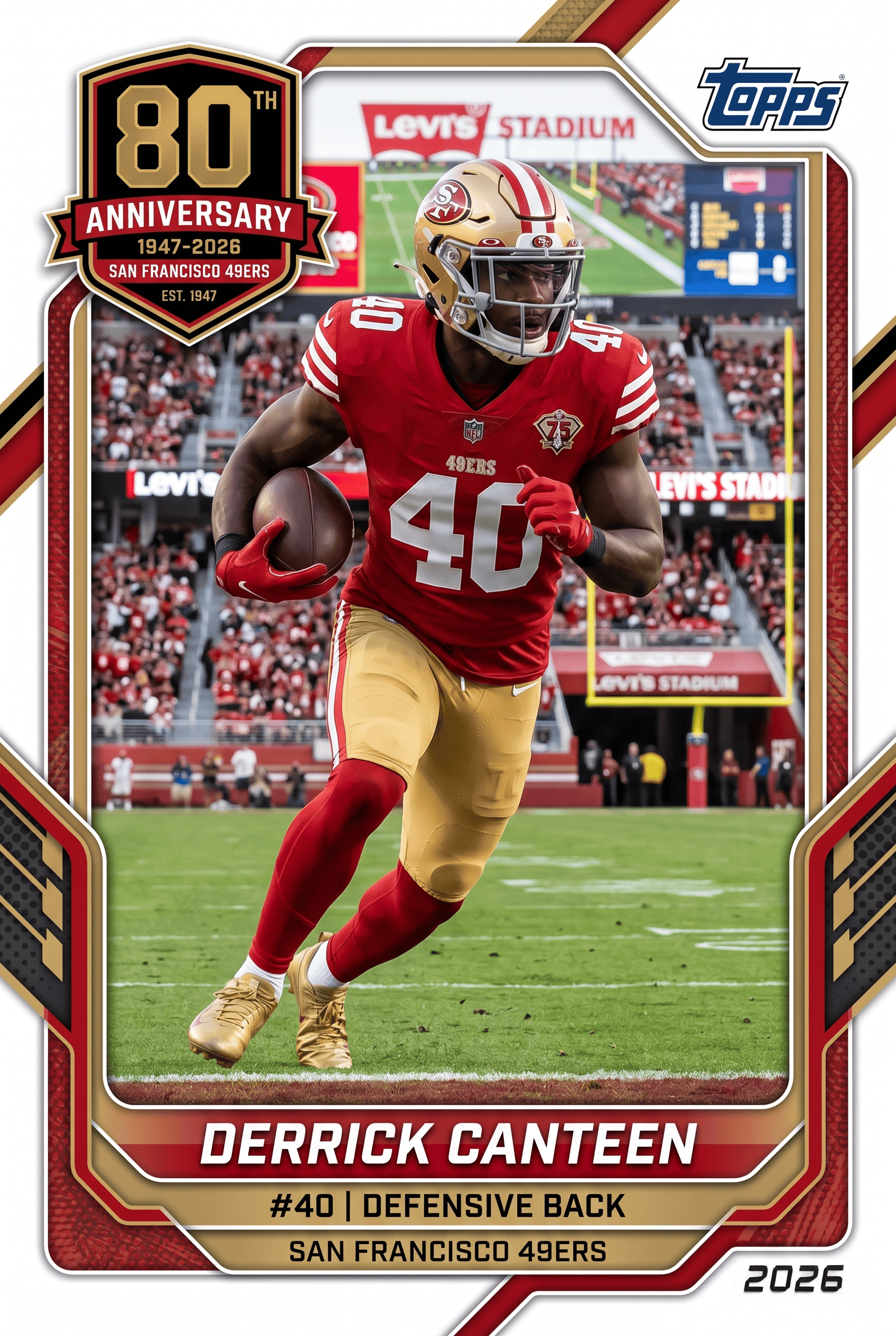 2026 San Francisco 49ers 80th Anniversary Trading Cards Hobby Box
