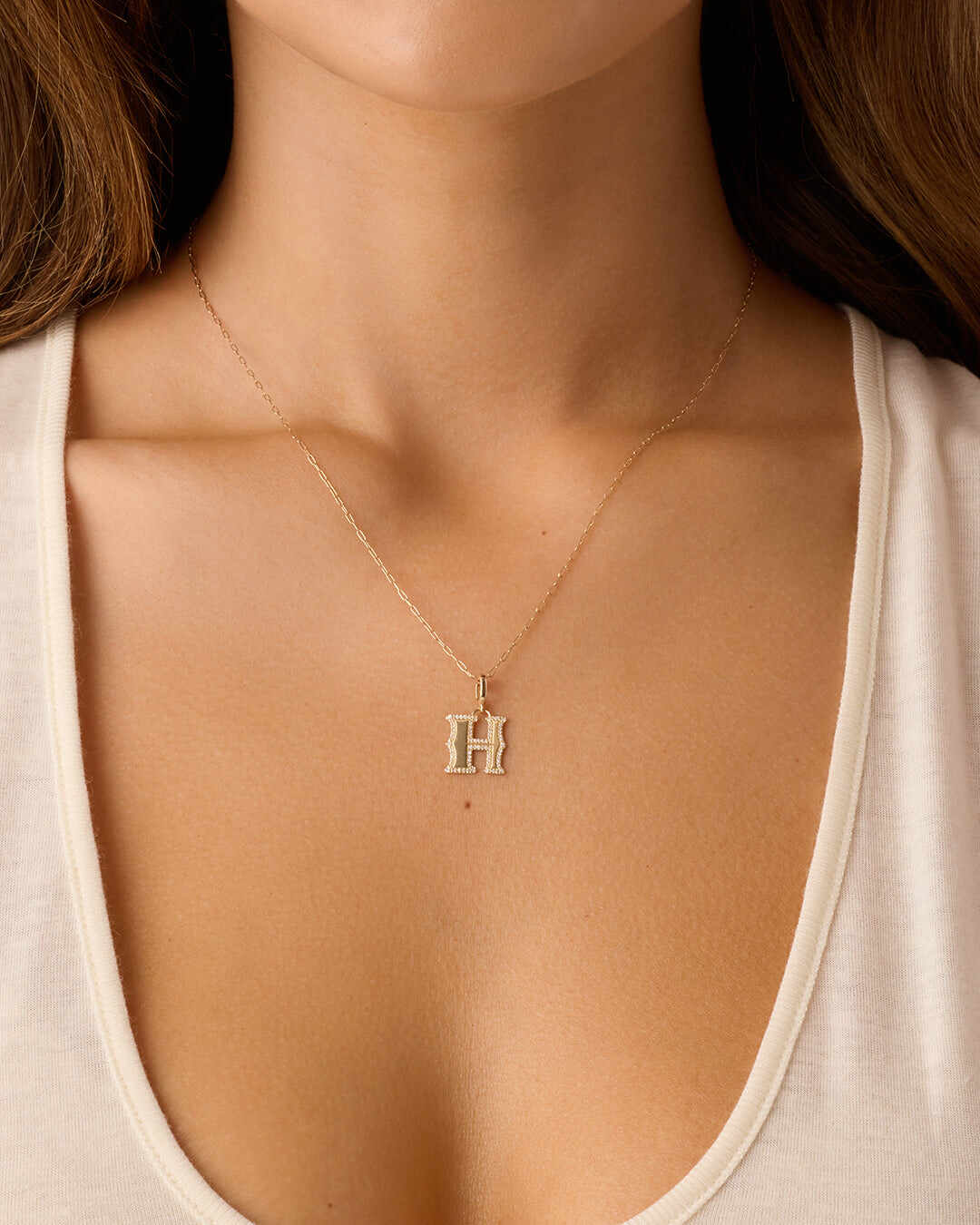 Diamond Era Alphabet Charm