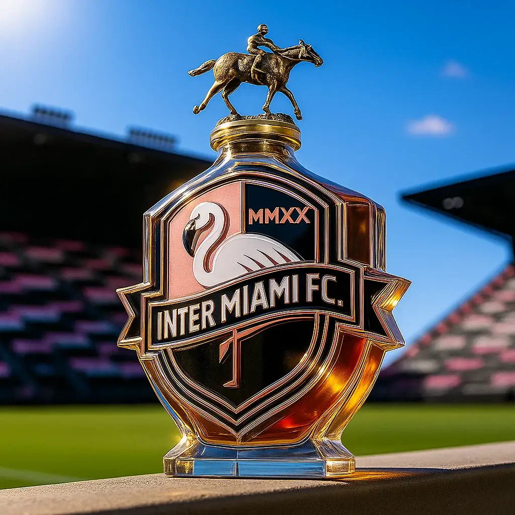 Inter Miami CF Limited Edition Whisky Bottle