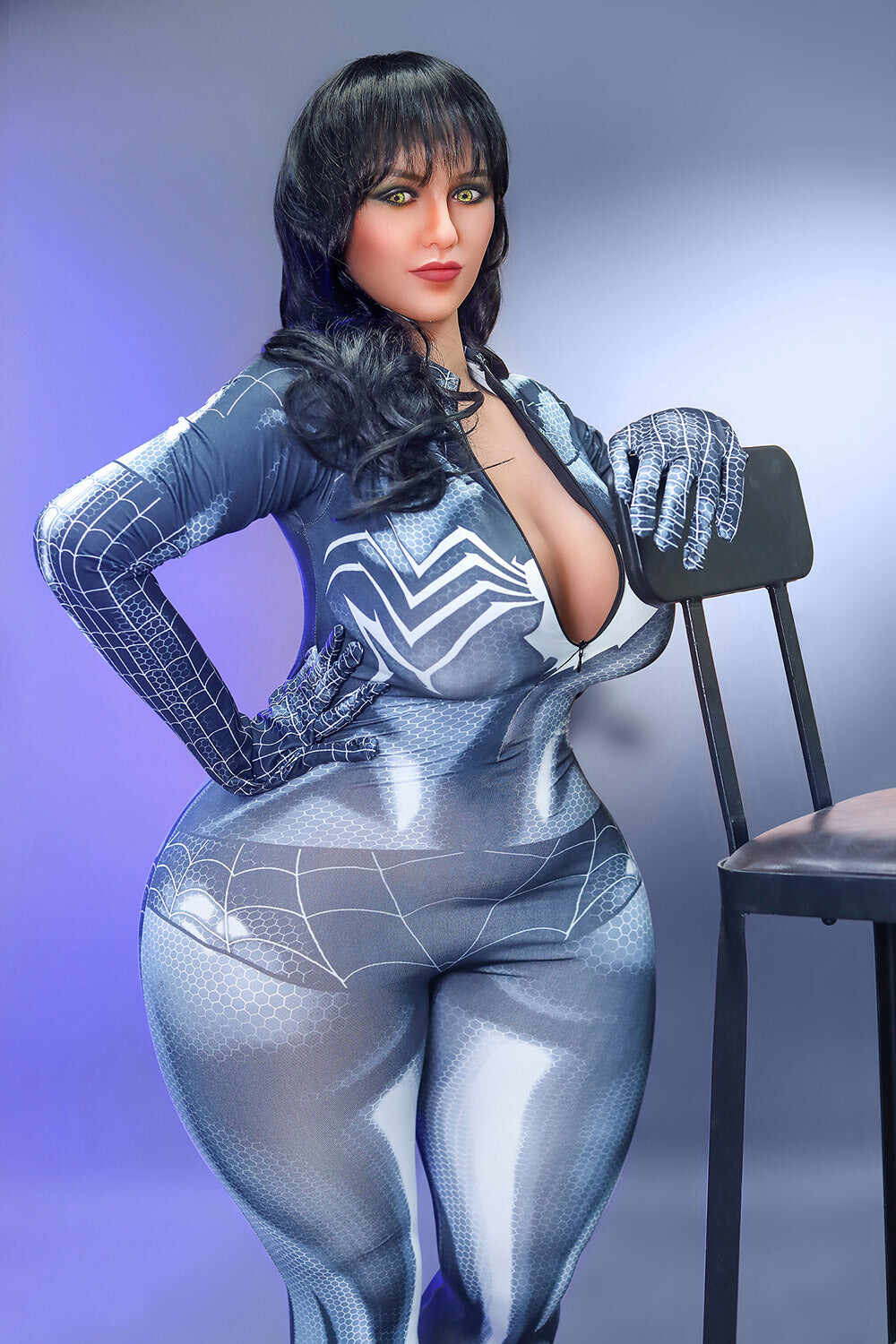 US Stock - Nephele 4.92ft/ 150cm #114 BBW Big Butt Most Realistic Adult Fat Sex Doll With Thick Thigh