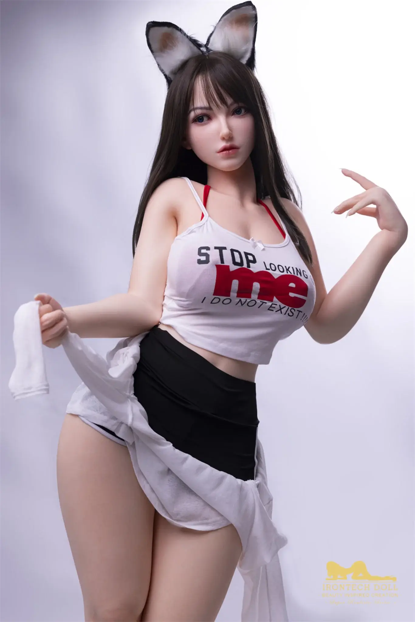 Joline Brunette Asian full Silicone IRONTECH Doll
