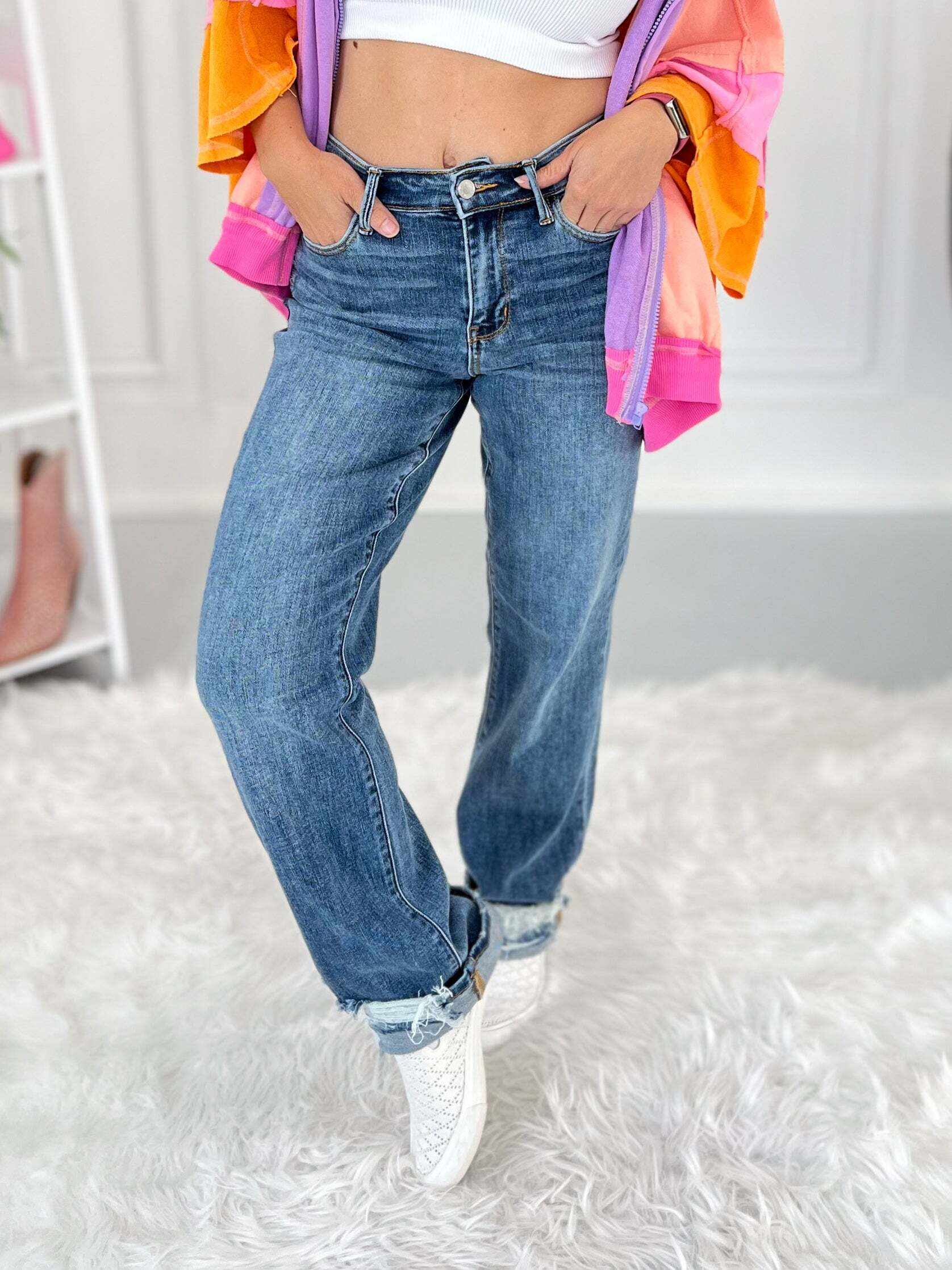 Urban Legend - Christmas Straight Leg Jeans- Final Sale