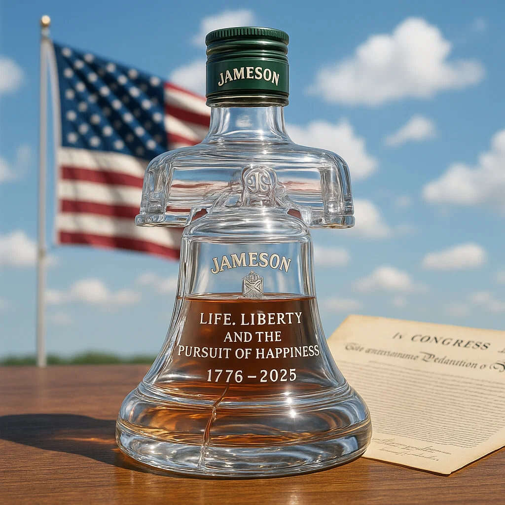 Liberty Bell Whiskey Bottle - 249th Anniversary of American Independence