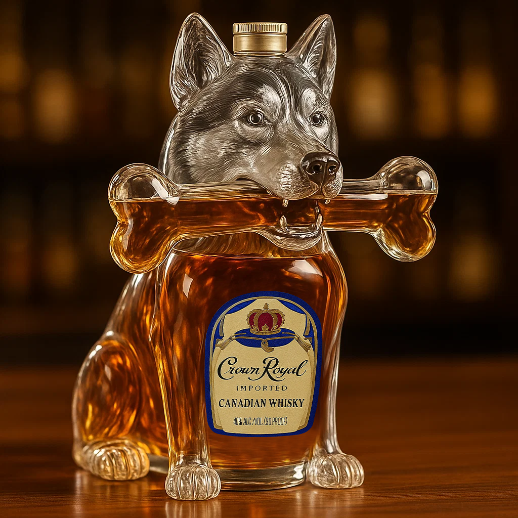 Husky Whiskey Bottle
