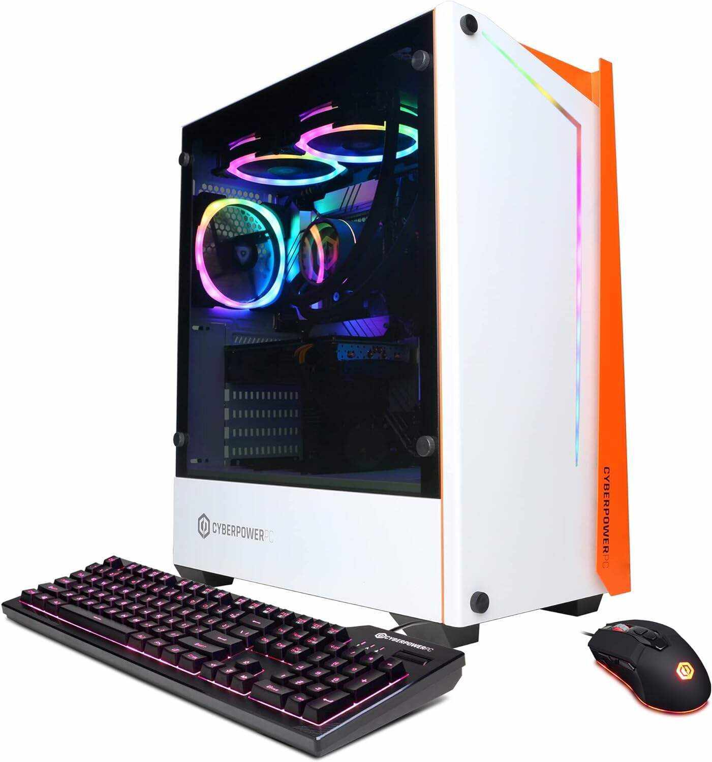 CyberpowerPC Gamer Xtreme VR Gaming PC, Intel i9-13900KF 3.0GHz, GeForce RTX 4070 Ti 12GB, 16GB DDR5, 2TB NVMe SSD, Wi-Fi Ready & Windows 11 Home (GXiVR8720A), White
