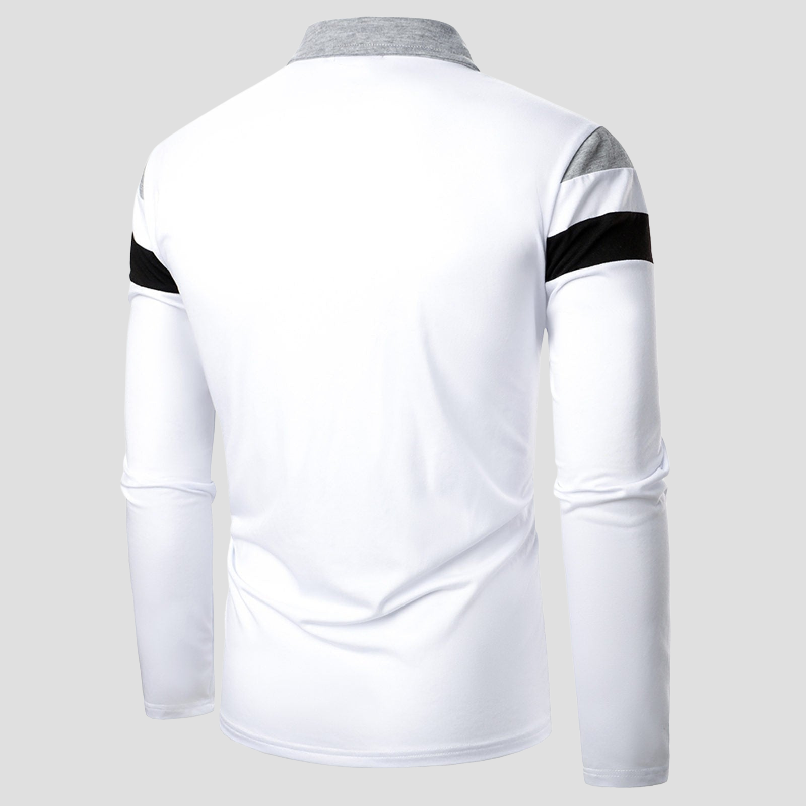 Breathable Long-sleeve Polo Shirt