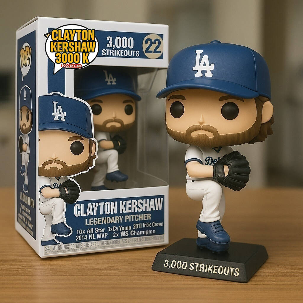 Clayton Kershaw 3000K Pop Figure