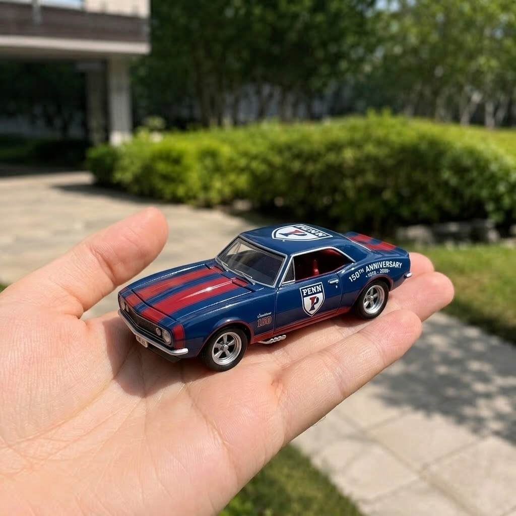 Hot Wheels University of Pennsylvania Penn Quakers 150th Anniversary Chevrolet Camaro