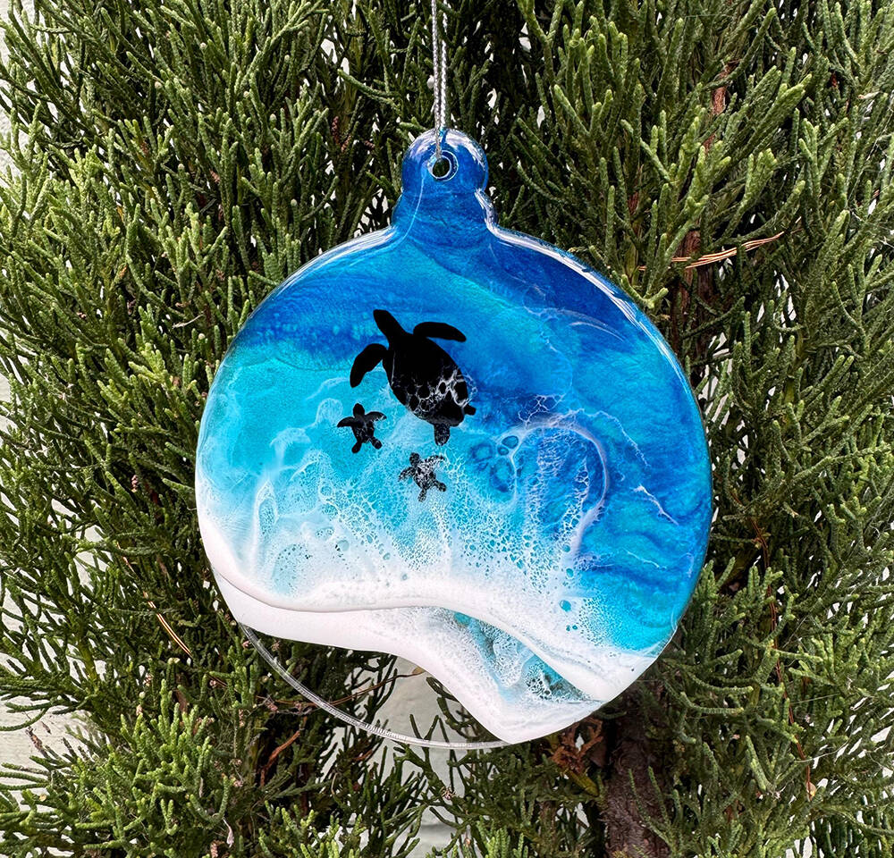 Turtle Christmas Ornament