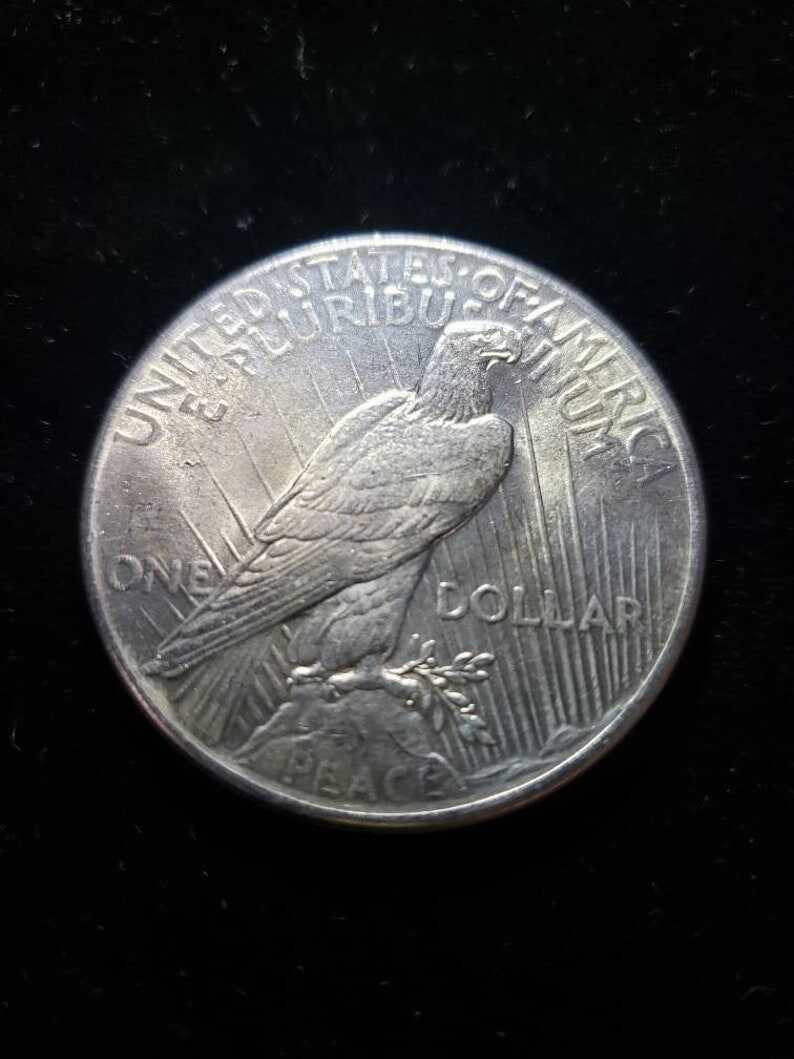 1925  Silver Peace Dollar AU/BU -  Lot# 124 Regular 59
